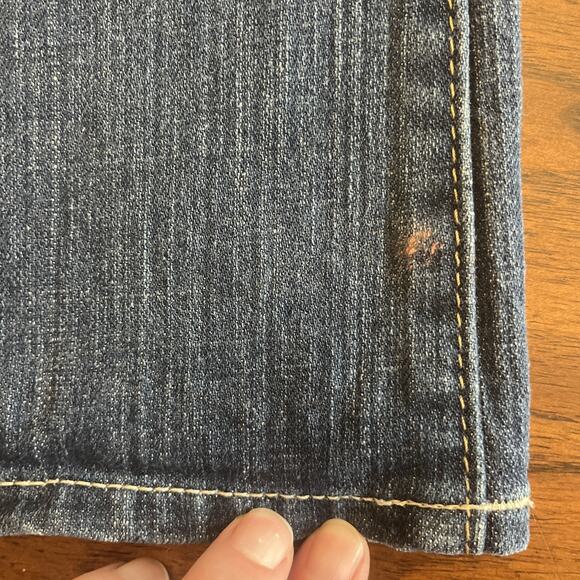 Express Jeans Women’s Sz 10Short ID 025039 Dark Wash Bootcut Y2K Campus Street - Picture 5 of 8